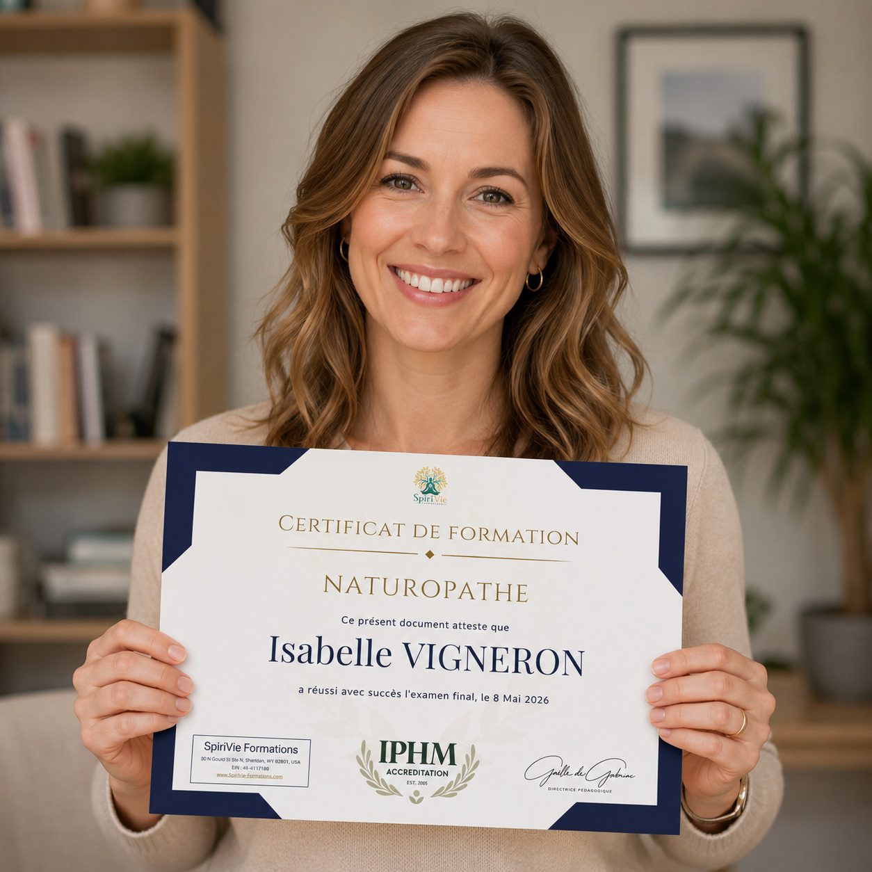 Devenir naturopathe avec SpiriVie Formations — formation certifiante IPHM en ligne
