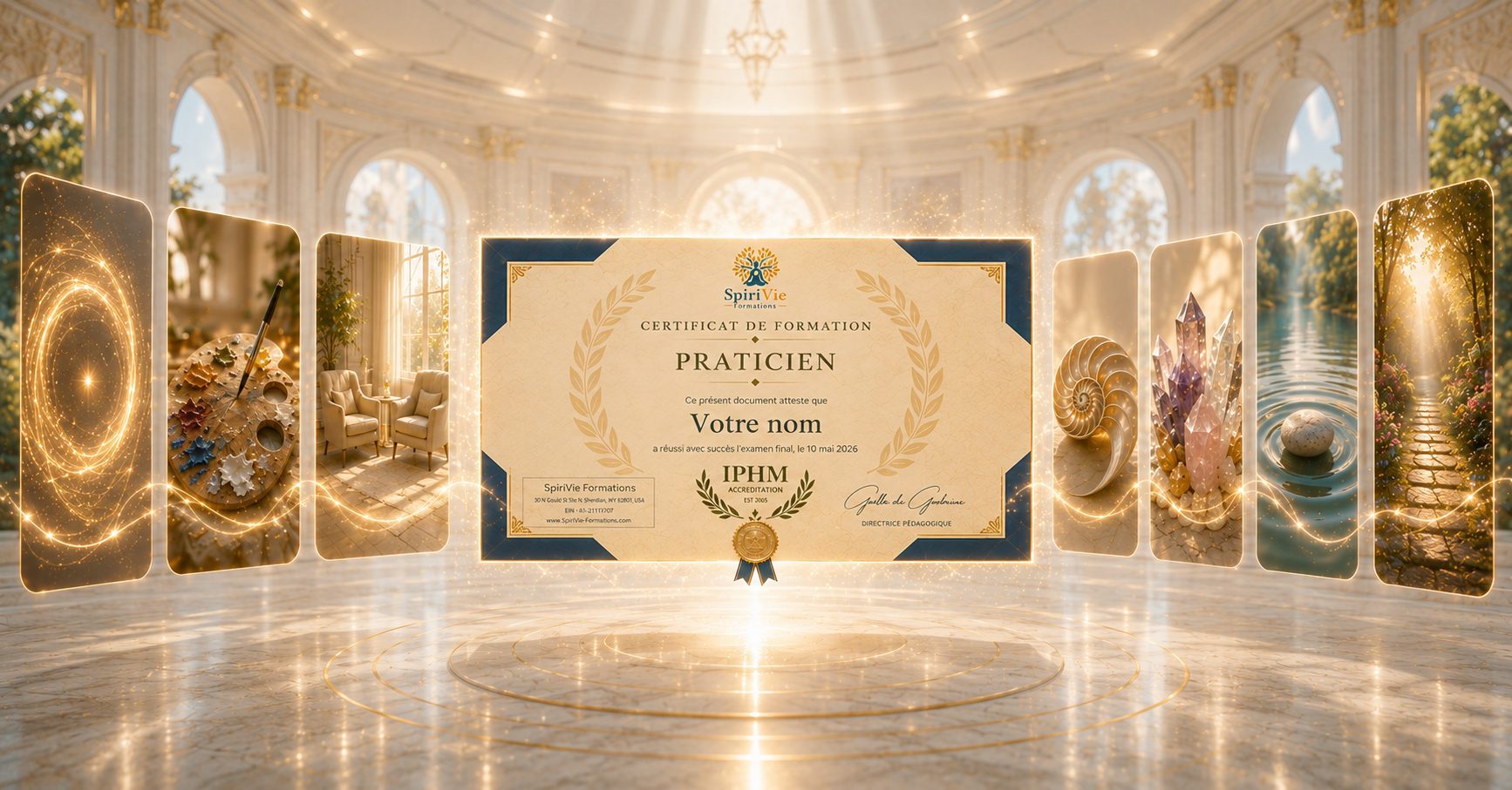 Catalogue des formations certifiantes SpiriVie en thérapies holistiques